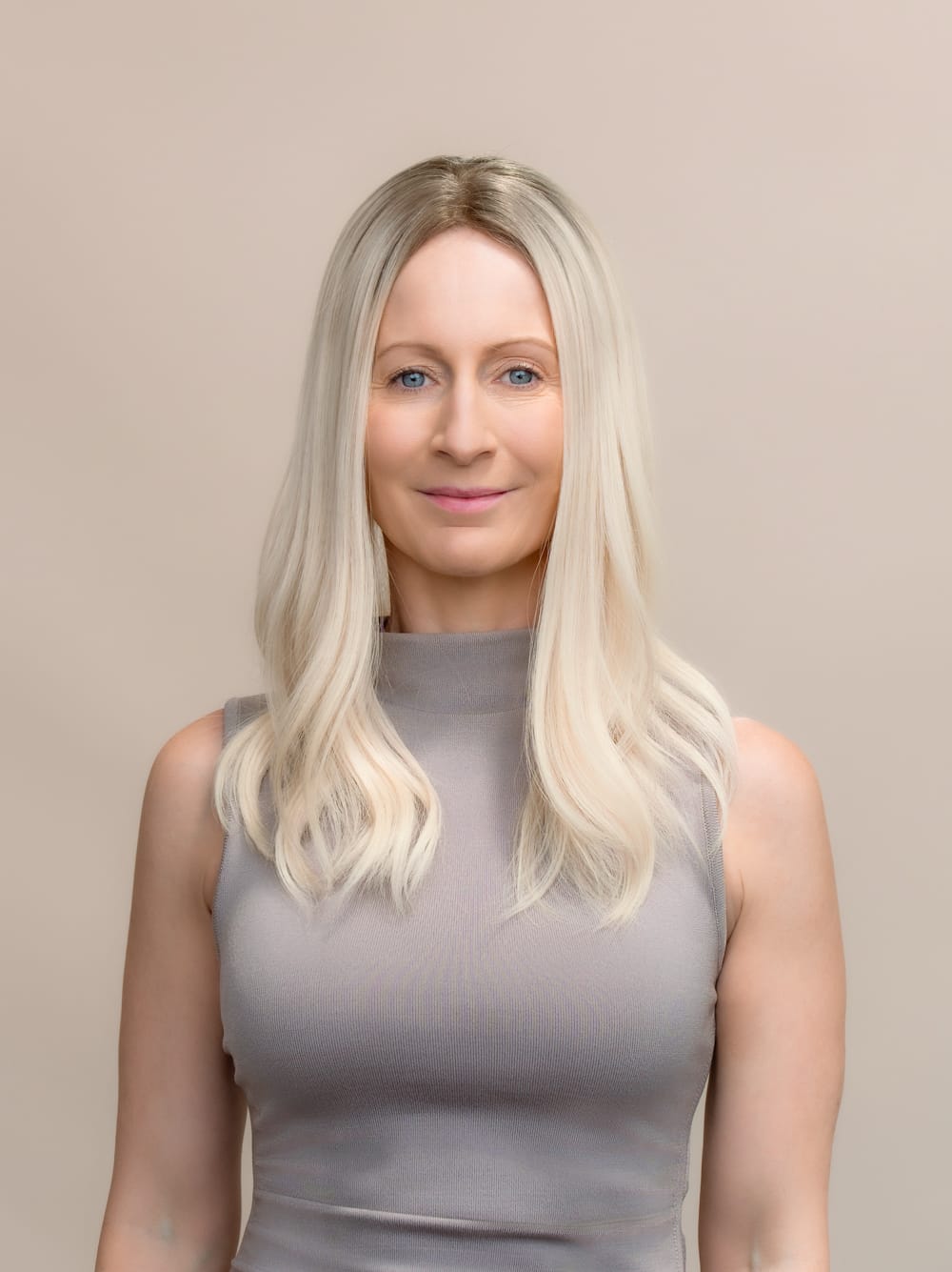 MAIN PHOTO DNZ02977v2 Dia 18" | Blonde Human Hair Lace Topper - Image 1