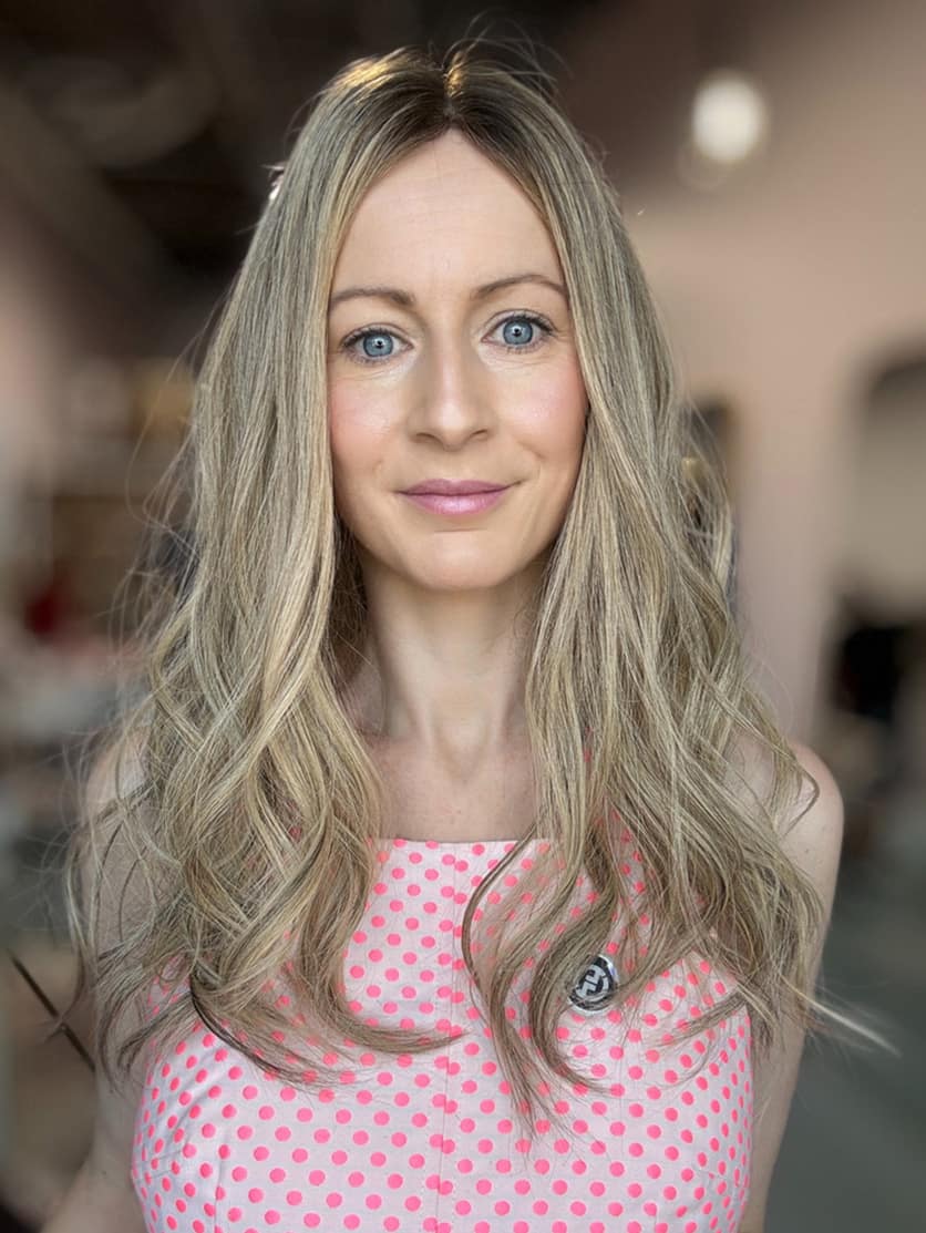 Chanel-lace-topper-18-4 Chanel 18" | Brunette Human Hair Lace Topper - Image 1